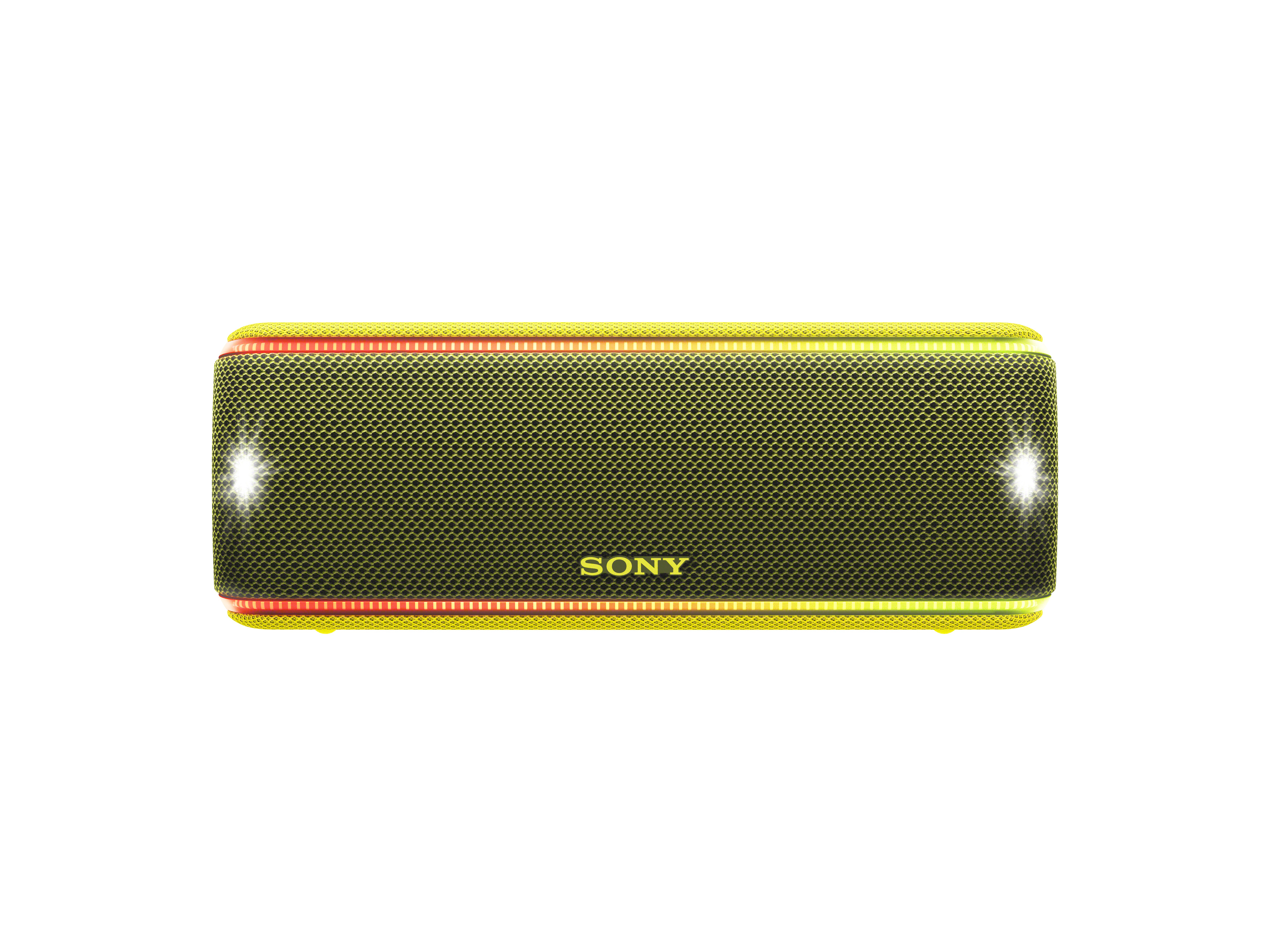 SONY SRS-XB31 Wireless Party Chain Bluetooth Lautsprecher, Gelb, Wasserfest