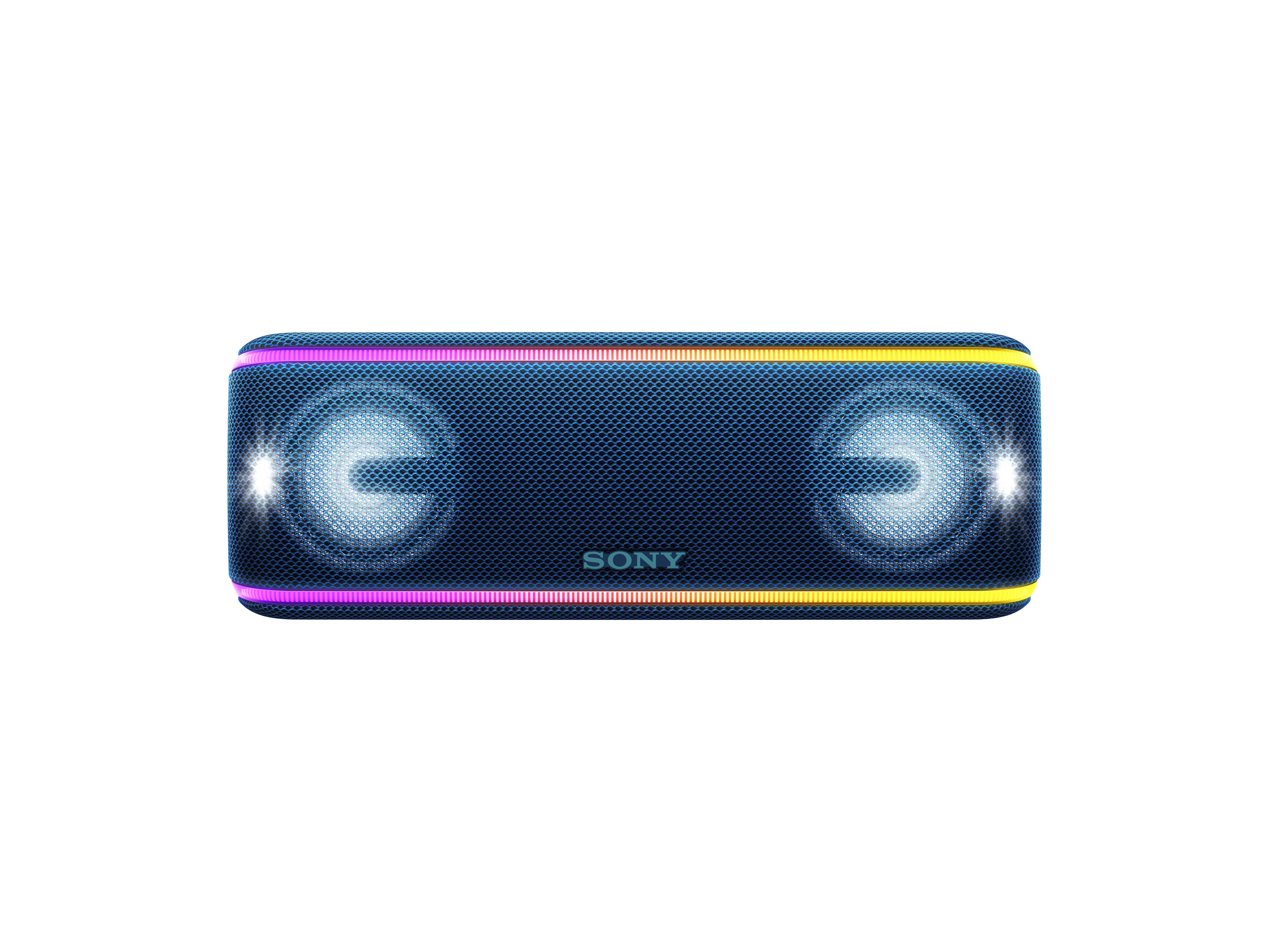 SONY SRS-XB41 Wireless Party Chain Bluetooth Lautsprecher, Blau, Wasserfest