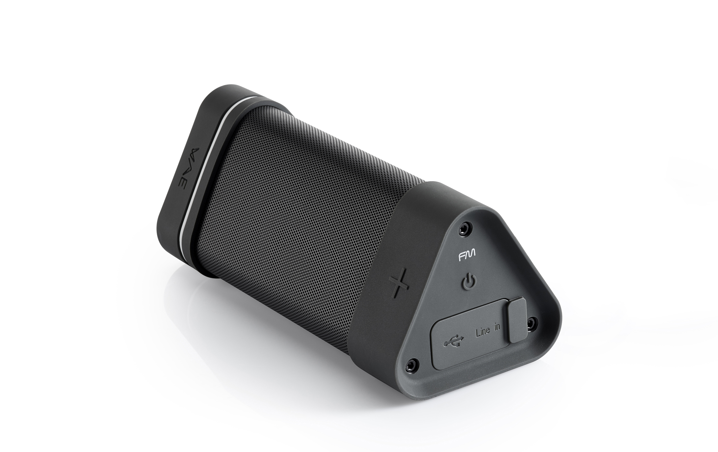 HERCULES WAE Outdoor 04Plus FM Bluetooth Lautsprecher, Schwarz, Wasserfest