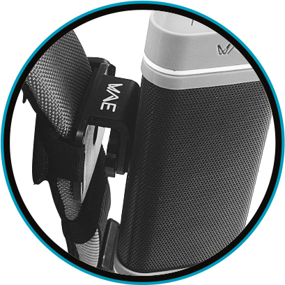 HERCULES WAE Outdoor 04Plus Adventure Pack Bluetooth Lautsprecher, Braun, Wasserfest