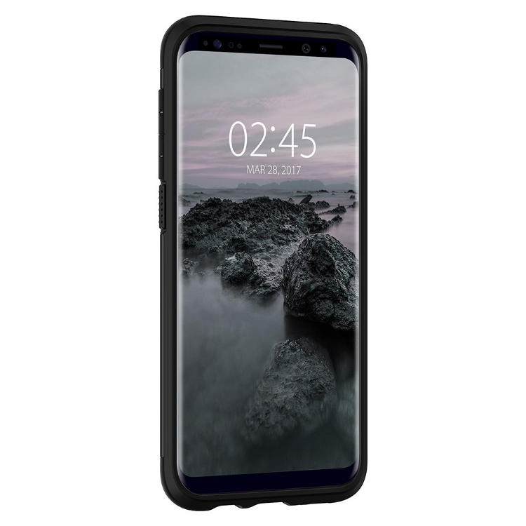 SPIGEN Galaxy S8 Plus Case Spigen Slim Armor Metal Slate Koruyucu Kılıf