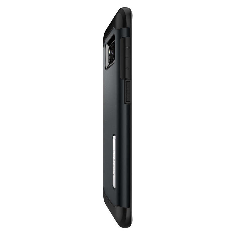 SPIGEN Galaxy S8 Plus Case Spigen Slim Armor Metal Slate Koruyucu Kılıf