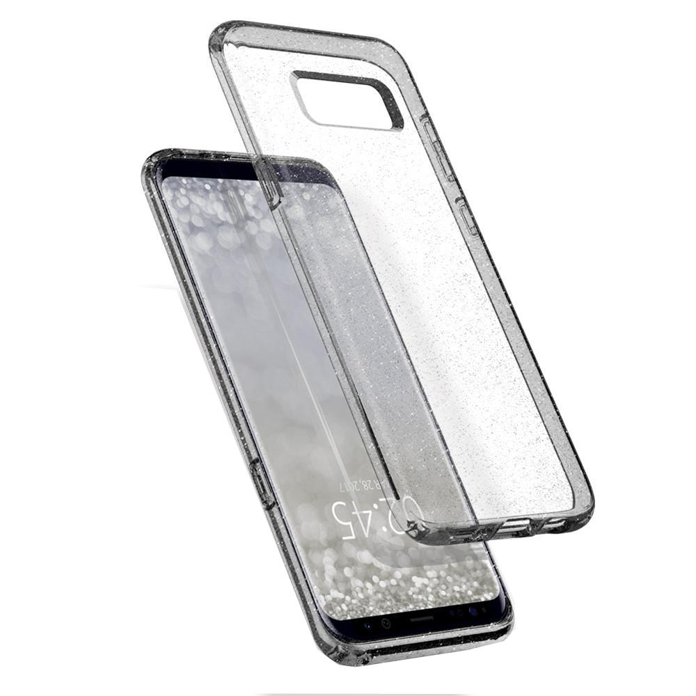 SPIGEN Galaxy S8 Plus Case Spigen Liquid Crystal Glitter Space Quartz Koruyucu Kılıf