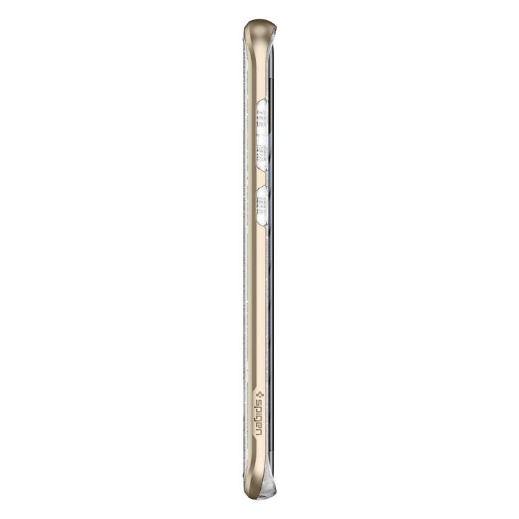 SPIGEN Galaxy S8 Case Spigen Neo Hybrid Crystal Glitter Gold Quartz Koruyucu Kılıf