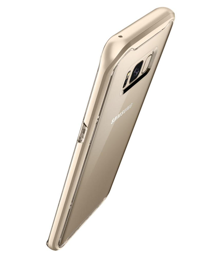 SPIGEN Galaxy S8 Case Spigen Neo Hybrid Crystal Gold Maple Koruyucu Kılıf