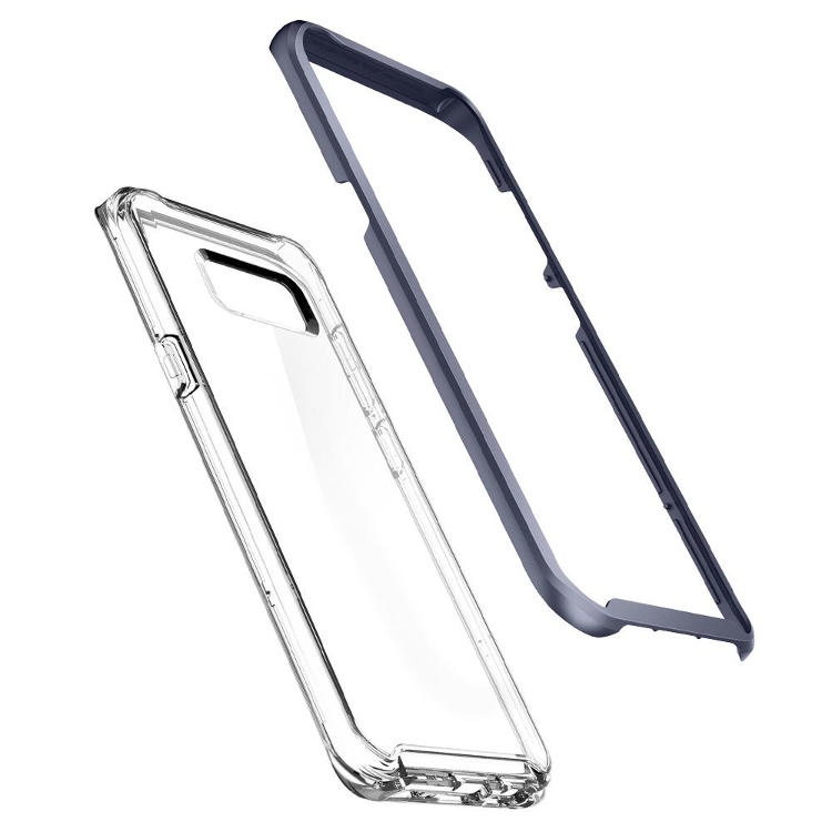 SPIGEN Galaxy S8 Case Spigen Neo Hybrid Crystal Orchid Gray Koruyucu Kılıf