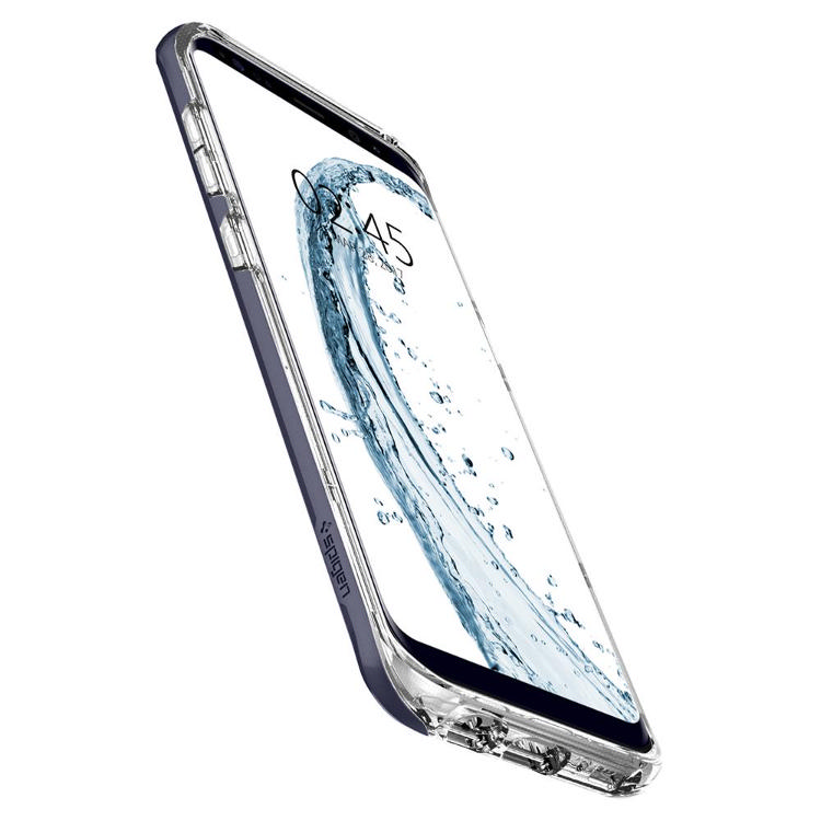 SPIGEN Galaxy S8 Case Spigen Neo Hybrid Crystal Orchid Gray Koruyucu Kılıf