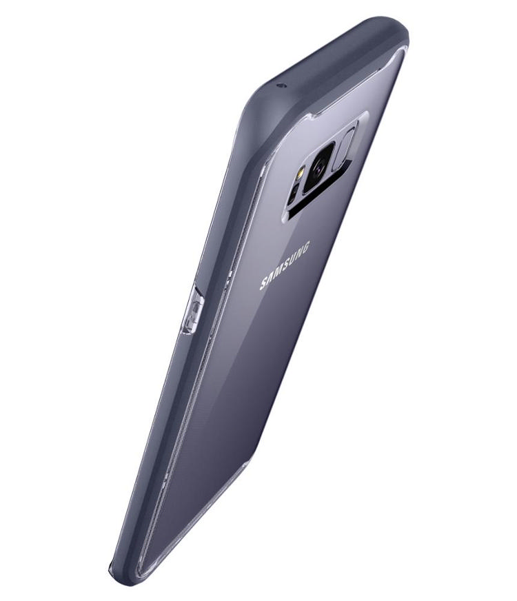 SPIGEN Galaxy S8 Case Spigen Neo Hybrid Crystal Orchid Gray Koruyucu Kılıf