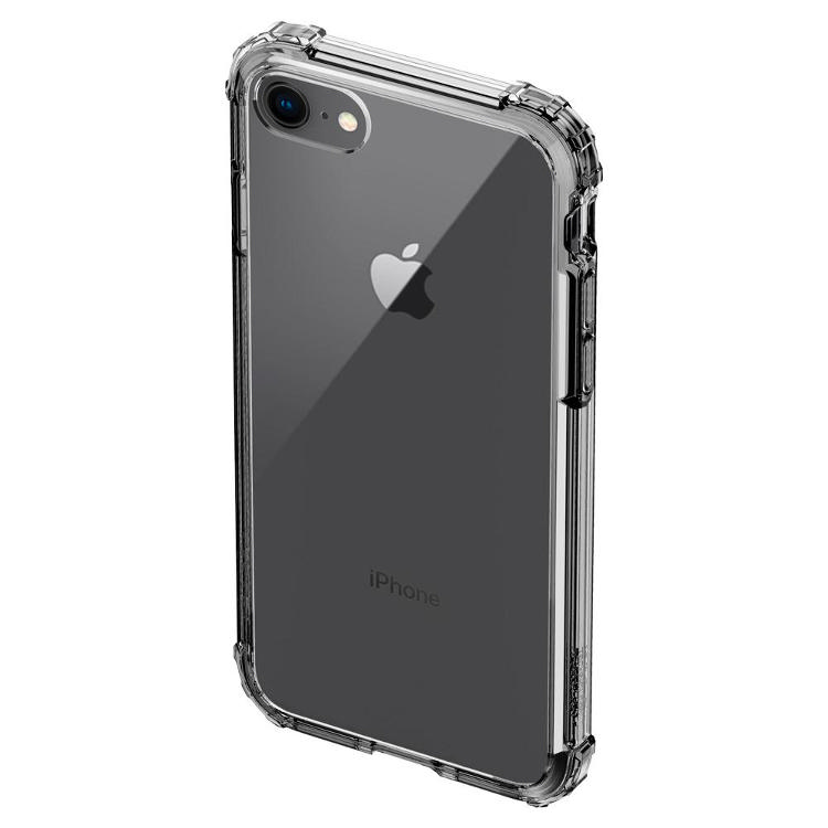 SPIGEN iPhone 7/ iPhone 8 Case Spigen Crystal Shell Dark Crystal Koruyucu Kılıf