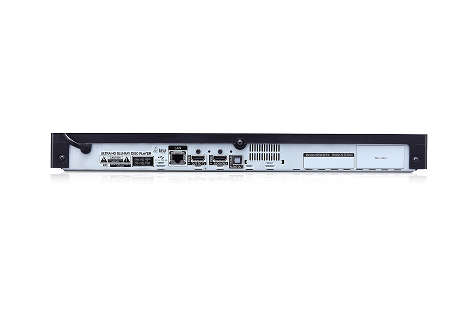 LG UP970 UHD Blu-ray Player Schwarz