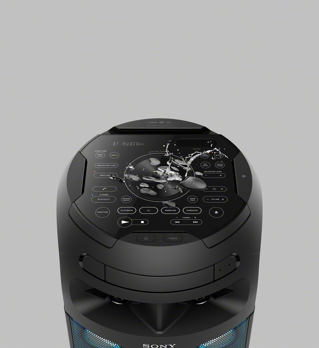 SONY MHC-V71D Wireless Party Chain Kompaktanlage (iPod Steuerung, Schwarz)