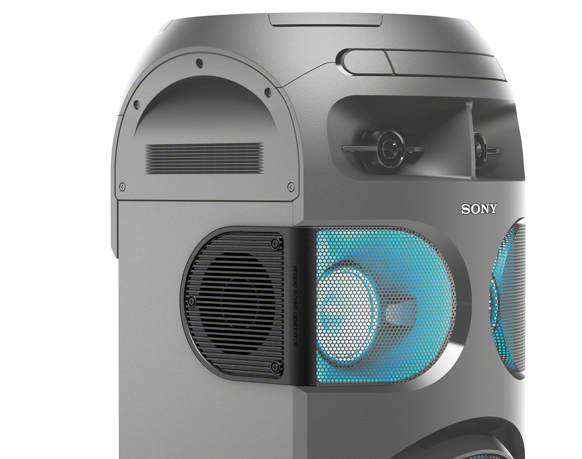 SONY MHC-V71D Wireless Party Chain Kompaktanlage (iPod Steuerung, Schwarz)