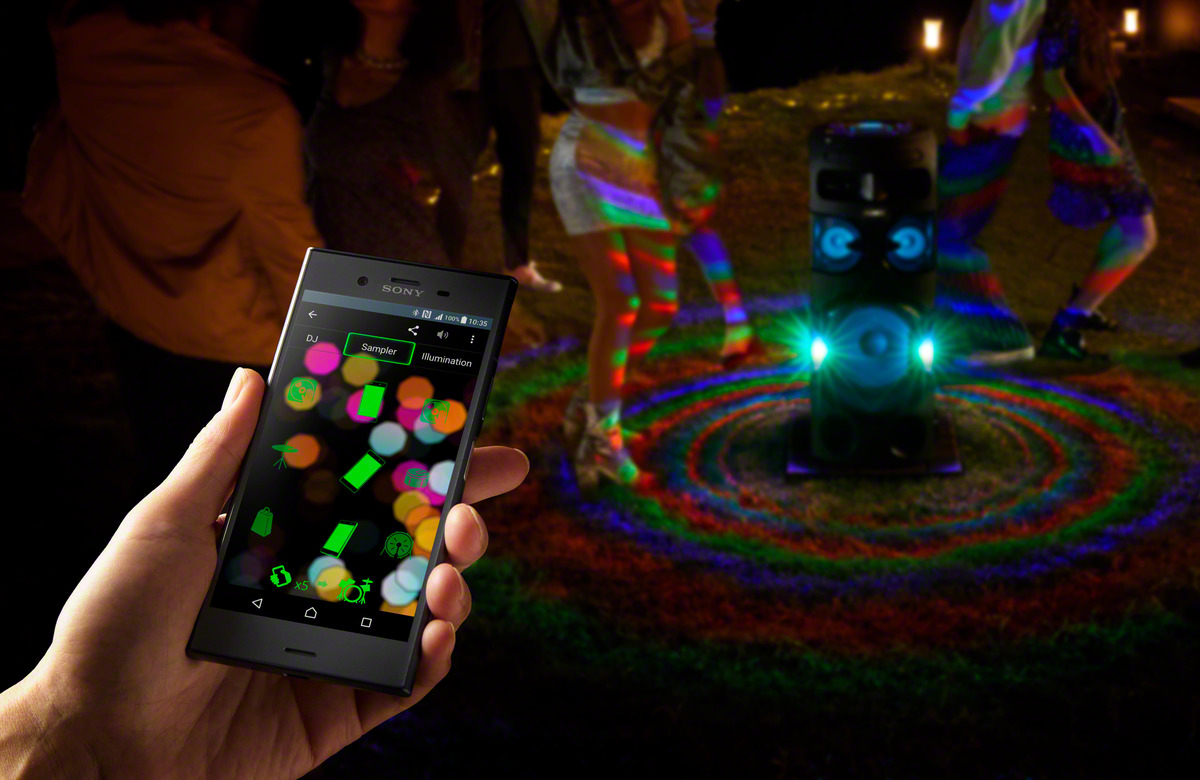 SONY MHC-V71D Wireless Party Chain Kompaktanlage (iPod Steuerung, Schwarz)