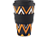 ECOFFEE CUP Kávés pohár, barna mintás