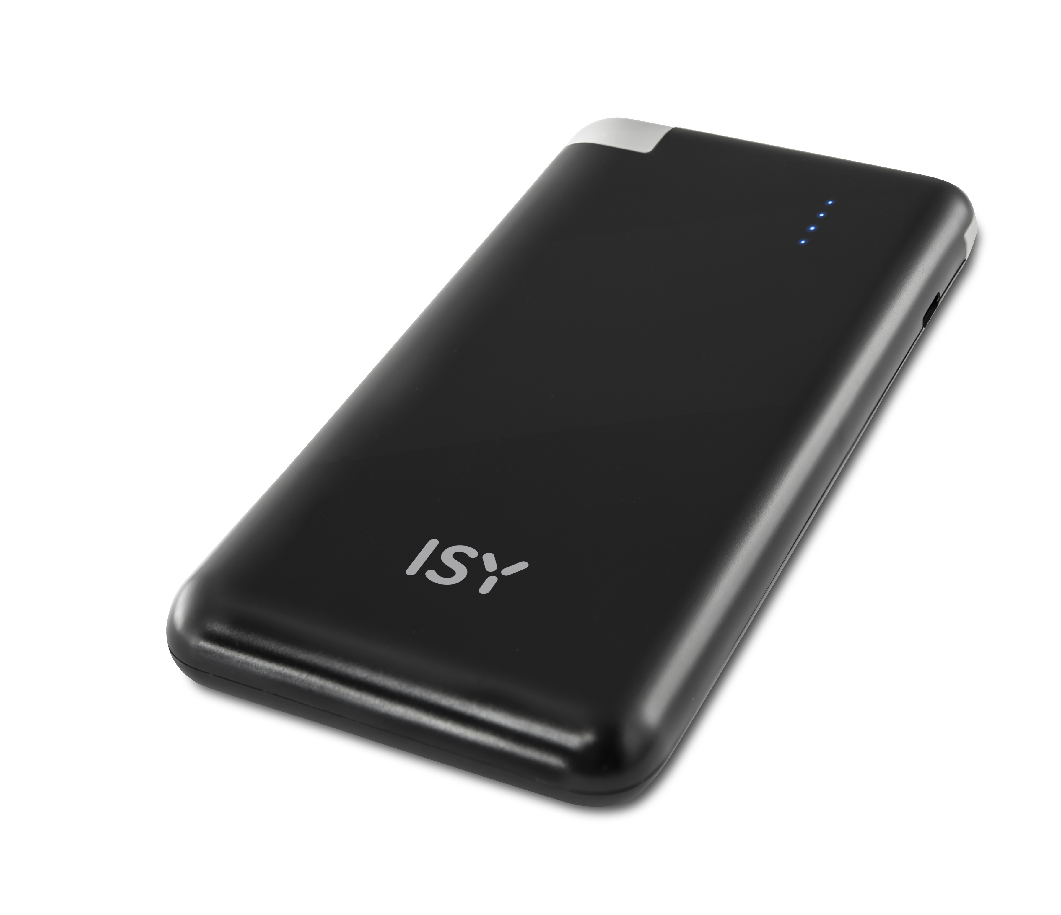 ISY 8.000 mAh Powerbank, black Powerbank 8000 mAh Schwarz
