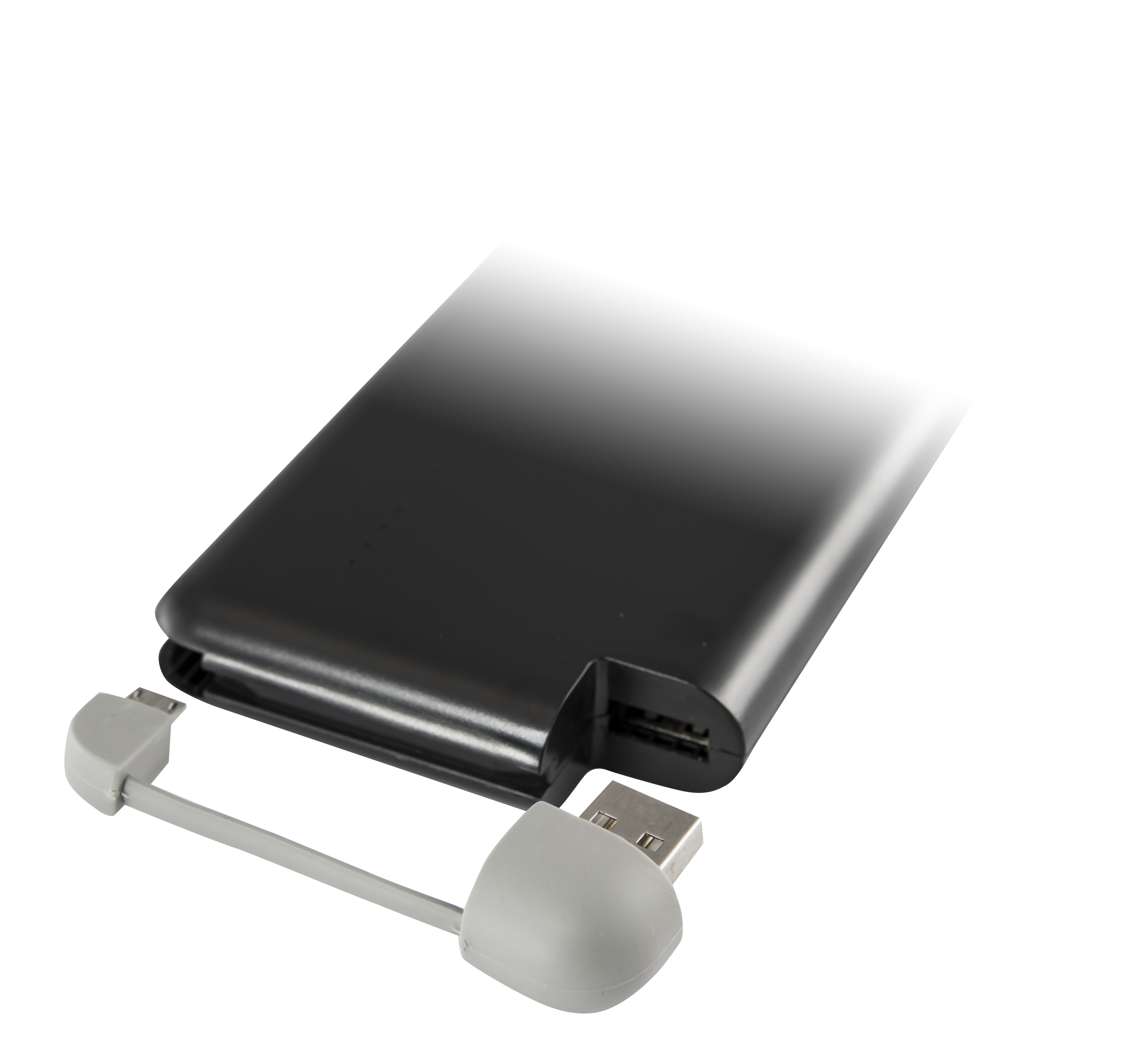 ISY 8.000 mAh Powerbank, black Powerbank 8000 mAh Schwarz