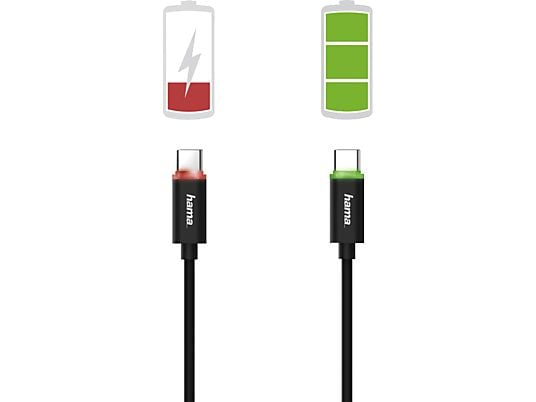 HAMA Câble de charge/données - Câble de chargement (Noir)