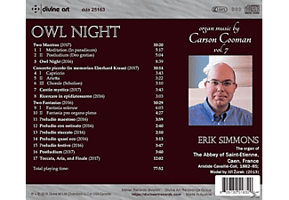 Erik Simmons - Owl Night  - (CD)