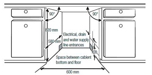 SAMSUNG DW60M6040BB/EG Geschirrspüler (vollintegrierbar, 598 mm breit, 44 dB (A), E)
