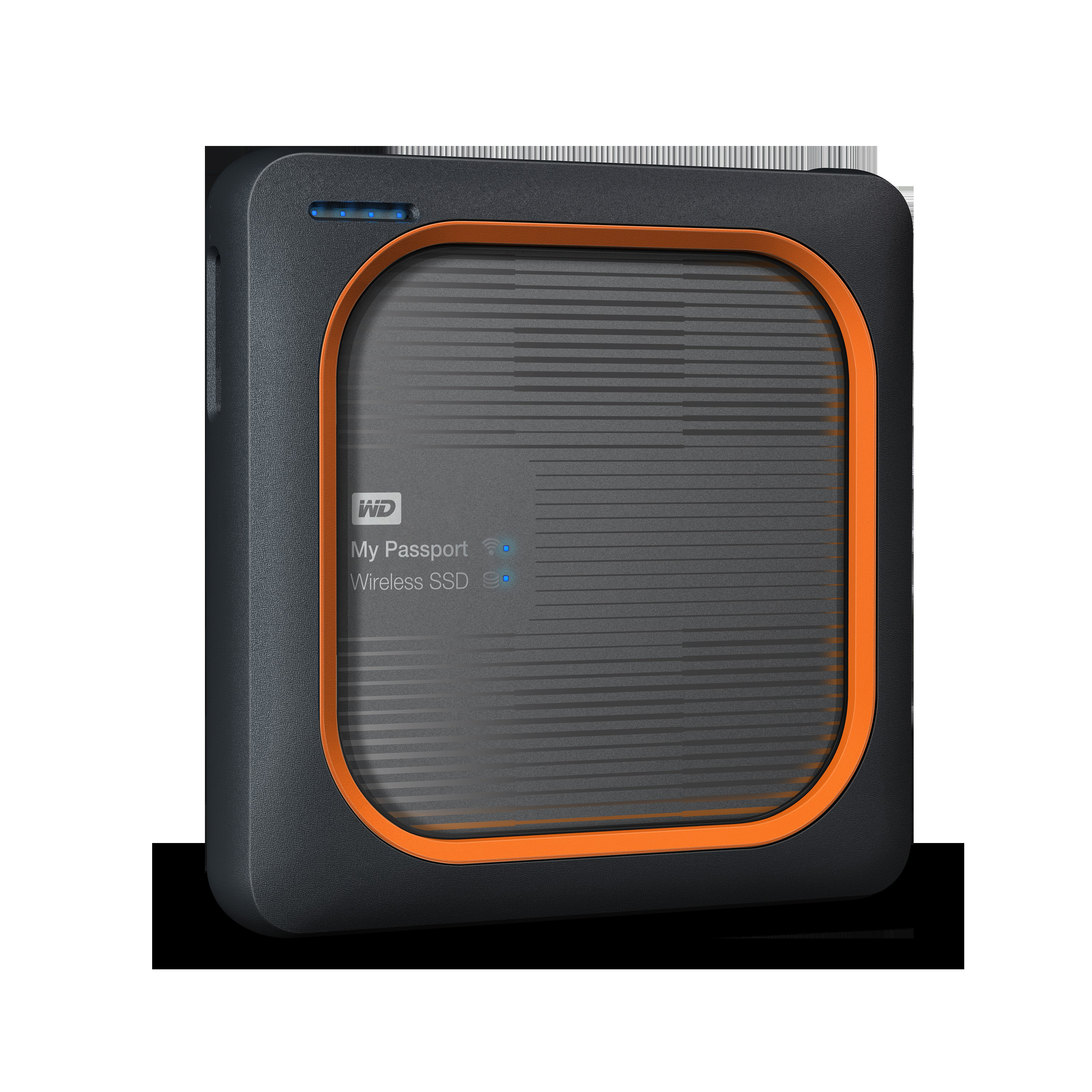 Disco duro de 1TB - WD My Passport Wireless SSD, Externo, USB-A y C, Wifi, Para PC, Mac y Móvil, Gris