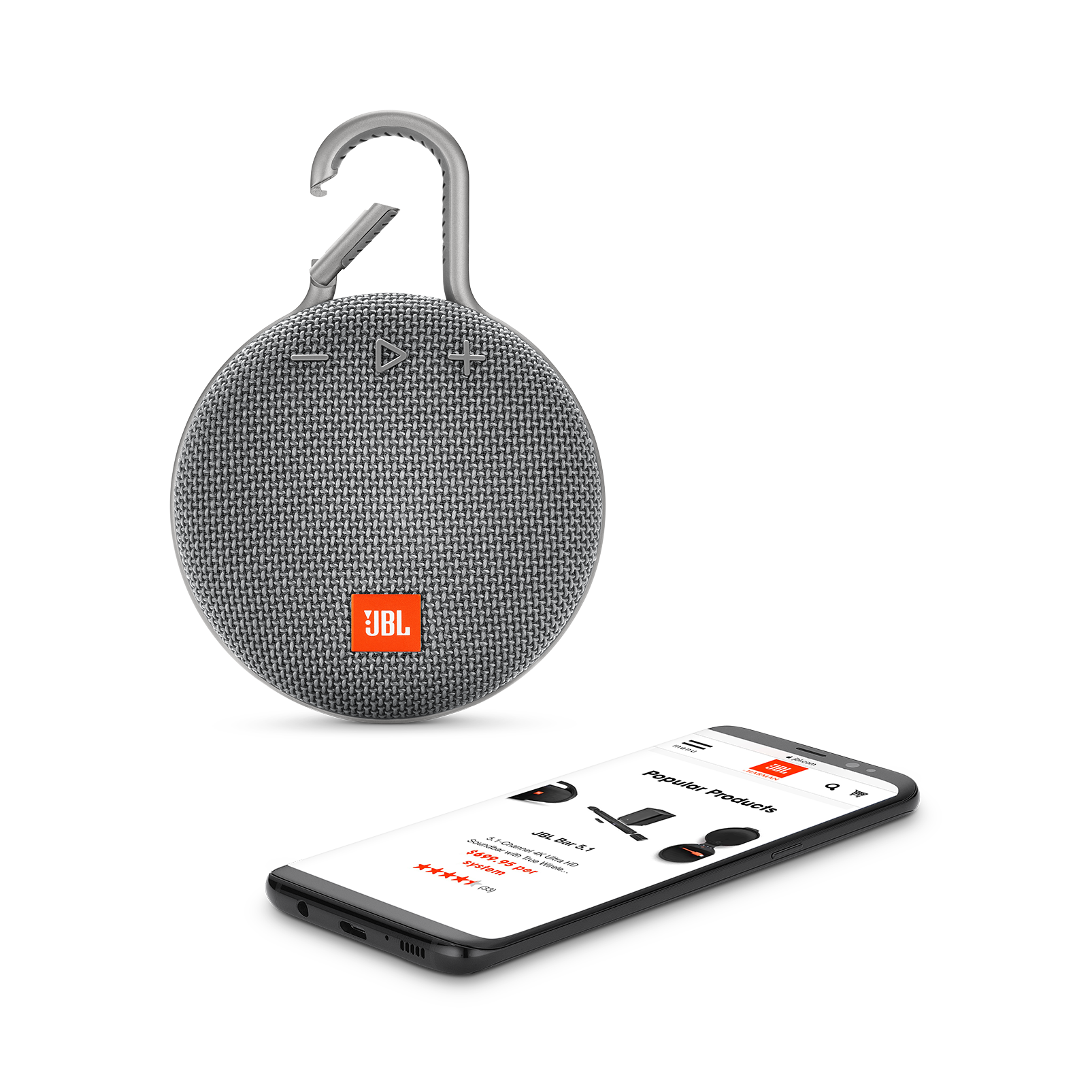 JBL Clip 3 grijs
