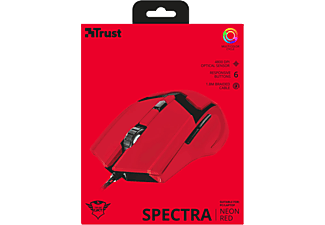 TRUST 22391 GXT101 Spectra Gaming Mouse Kırmızı