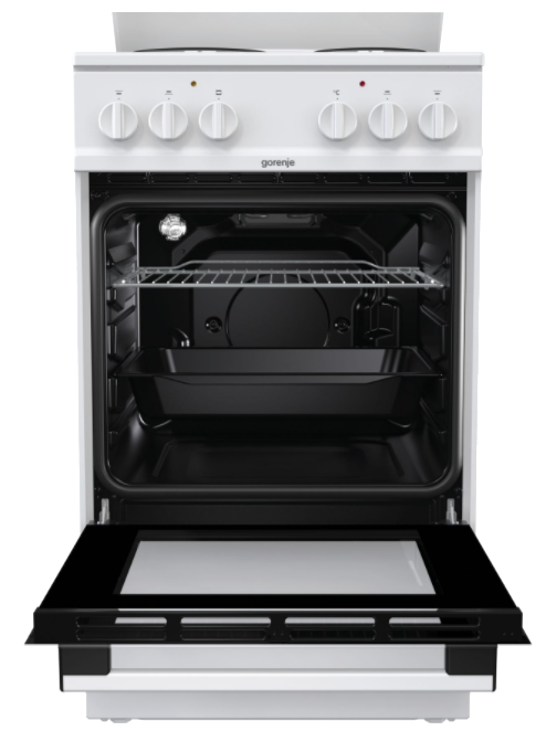 GORENJE E 5121 WH elektromos tűzhely, HomeMade sütőkamra forma, AquaClean tisztítás, BigSpace 70 l sütőtér