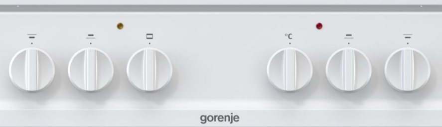 GORENJE E 5121 WH elektromos tűzhely, HomeMade sütőkamra forma, AquaClean tisztítás, BigSpace 70 l sütőtér