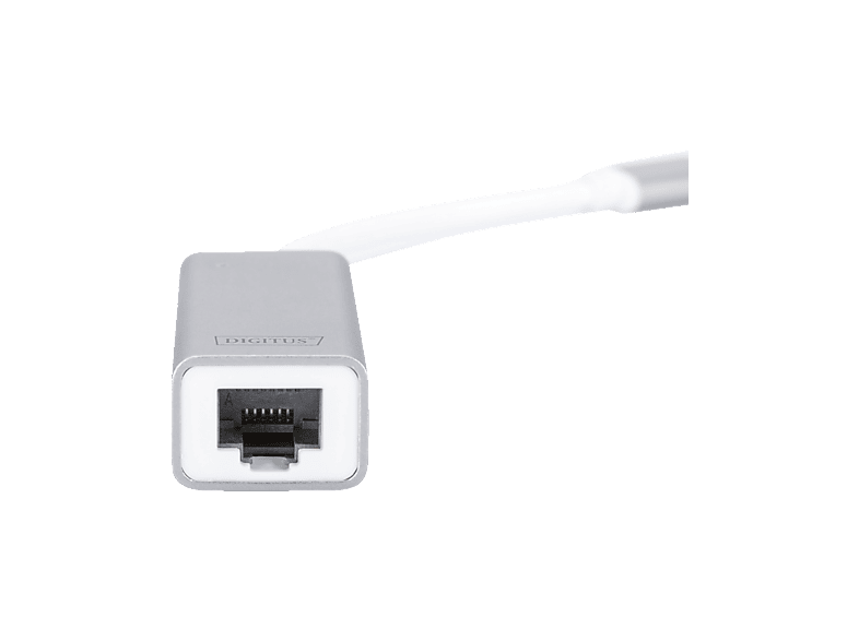 DIGITUS USB Type-C™ Gigabit Ethernet Adapter for Buinsess, Silber; Ethernet Adapter----Ethernet Adapter — Foto 2 von 2