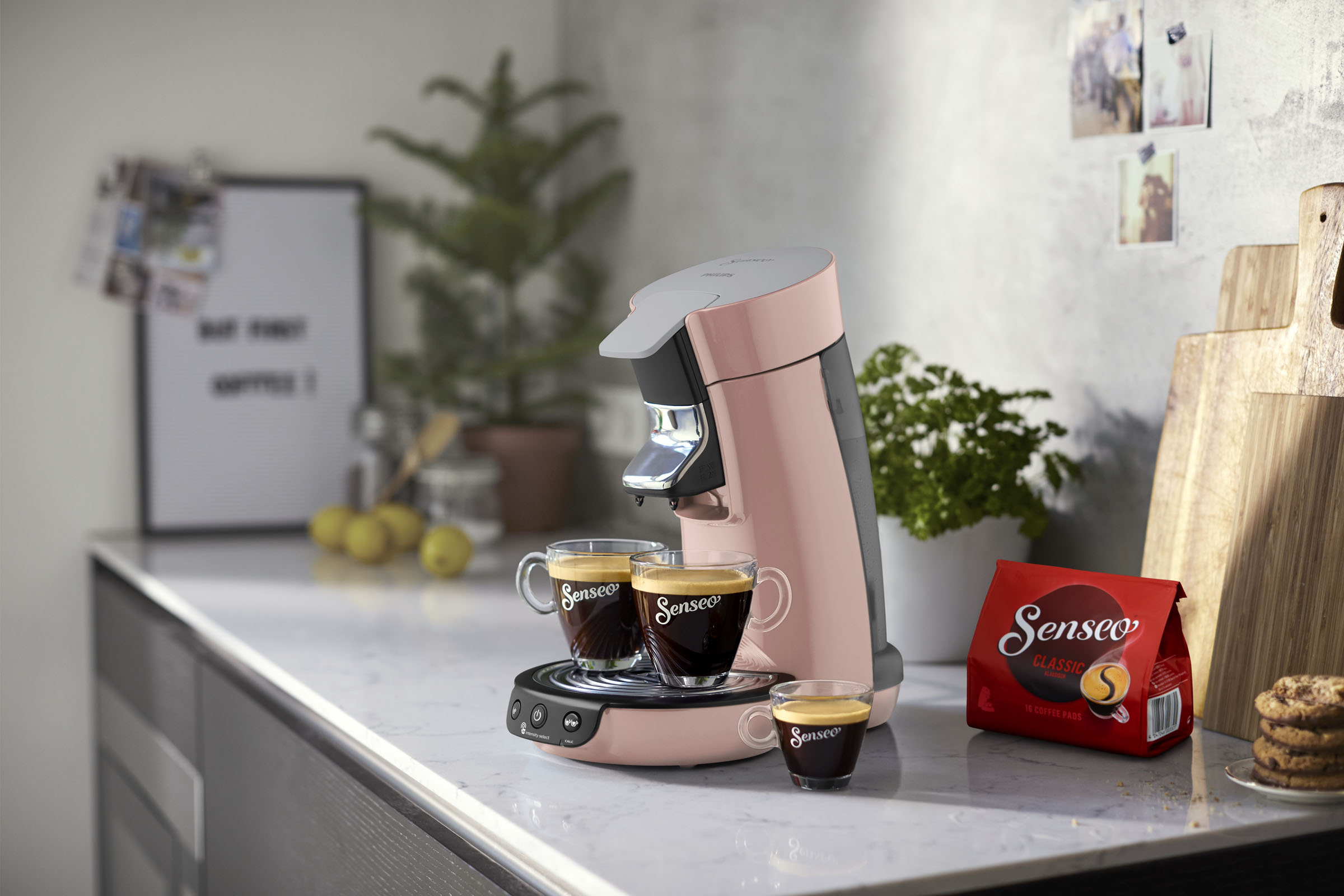 PHILIPS SENSEO® HD 65363/30 Viva Cafe Padmaschine, Rosa