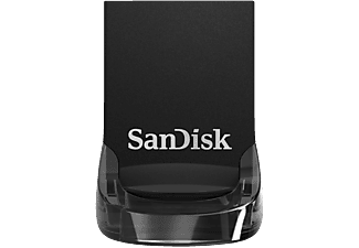 SANDISK ULTRA USB3 FIT 256GB - USB Stick (256 GB, Schwarz)