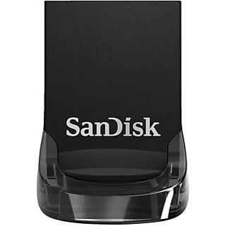 SANDISK ULTRA USB3 FIT 16GB - USB 3.1 Flash-Laufwerk  (16 GB, Schwarz)
