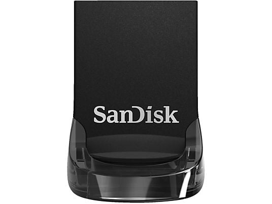 SANDISK ULTRA USB3 FIT 256GB - USB Stick  (256 GB, Schwarz)