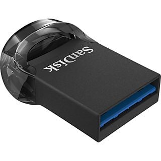 SANDISK ULTRA USB3 FIT 128GB - USB Stick  (128 GB, Schwarz)