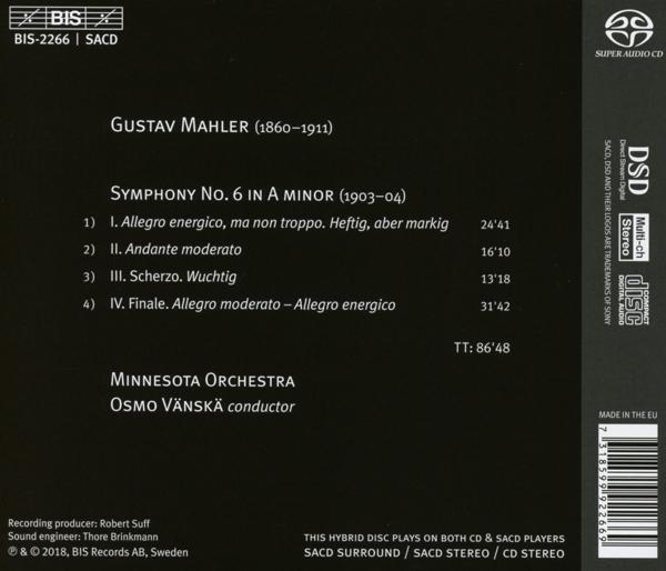 Osmo Vänskä - Sinfonie 6 a-moll  - (SACD Hybrid)