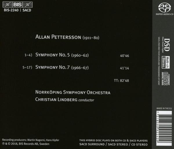 Christian Lindberg - Sinfonien 5 und 7  - (SACD Hybrid)