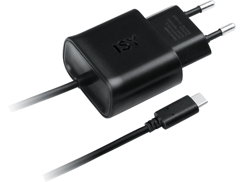 Schwarz / Volt USB C Watt, 3 IWC-7000 Ladegerät 5 15 A ISY Universal, Typ