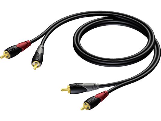 PROCAB CLA800/1.5 - RCA-Kabel (Schwarz)