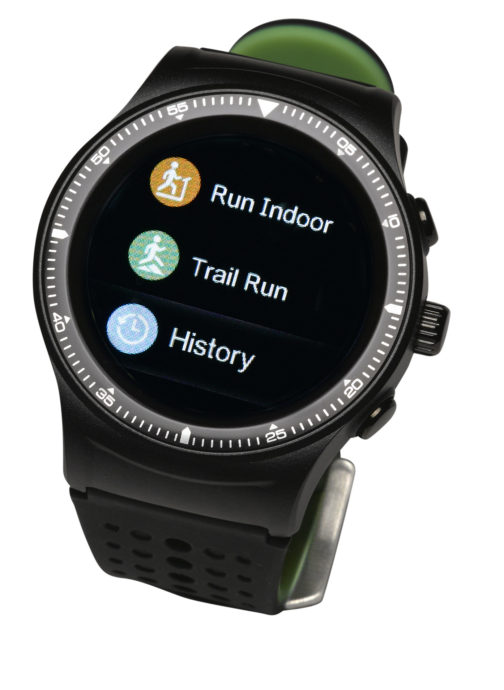 DENVER SW500 Smartwatch, 256 mm, Schwarz, Grün