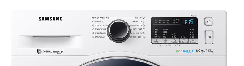 SAMSUNG WD80M4A43JW/LE mosó- és szárítógép