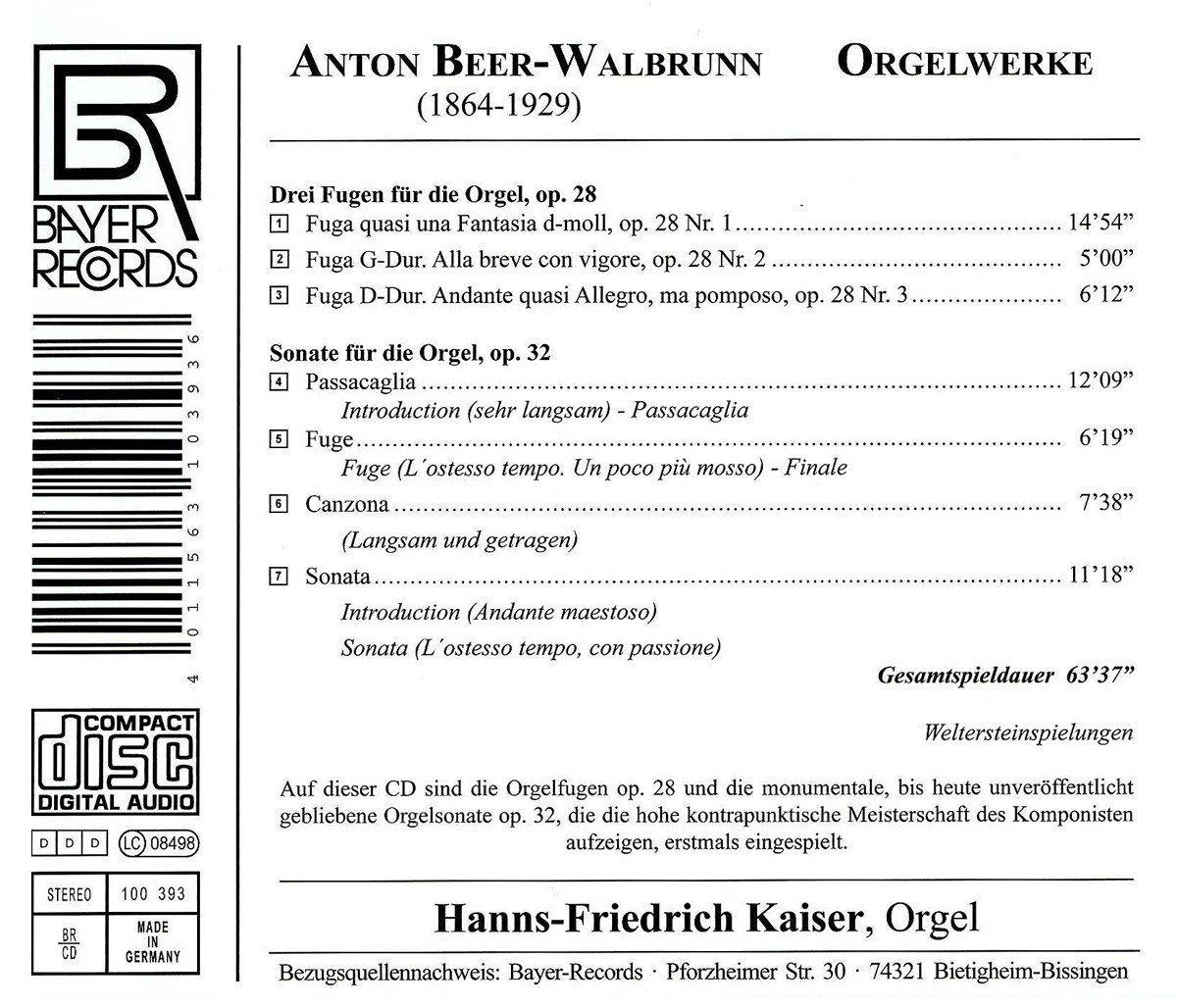 Hanns-friedrich Kaiser - Orgelwerke  - (CD)