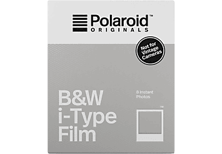 POLAROID fekete-fehér Film, fotópapír fehér kerettel, új i-Type kamerához, 8db instant fotó