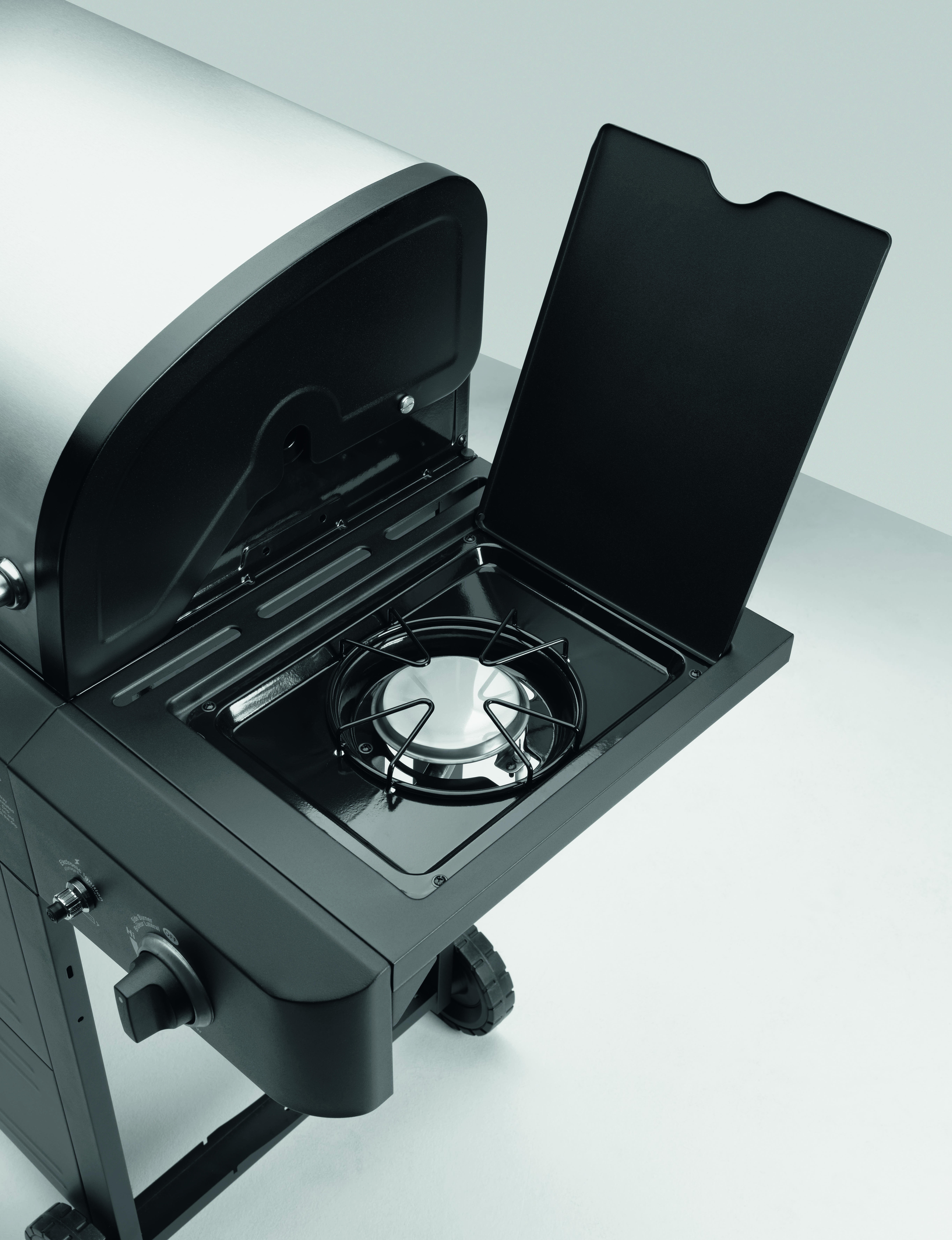 JUSTUS 1302 04 Kratos Gasgrill, Grau/Schwarz (14300 Watt)