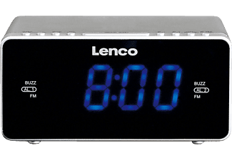 LENCO CR-520 - Radiosveglia (FM, Argento)