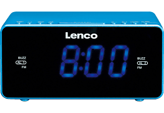 LENCO CR-520 - Radio-réveil (FM, Bleu)