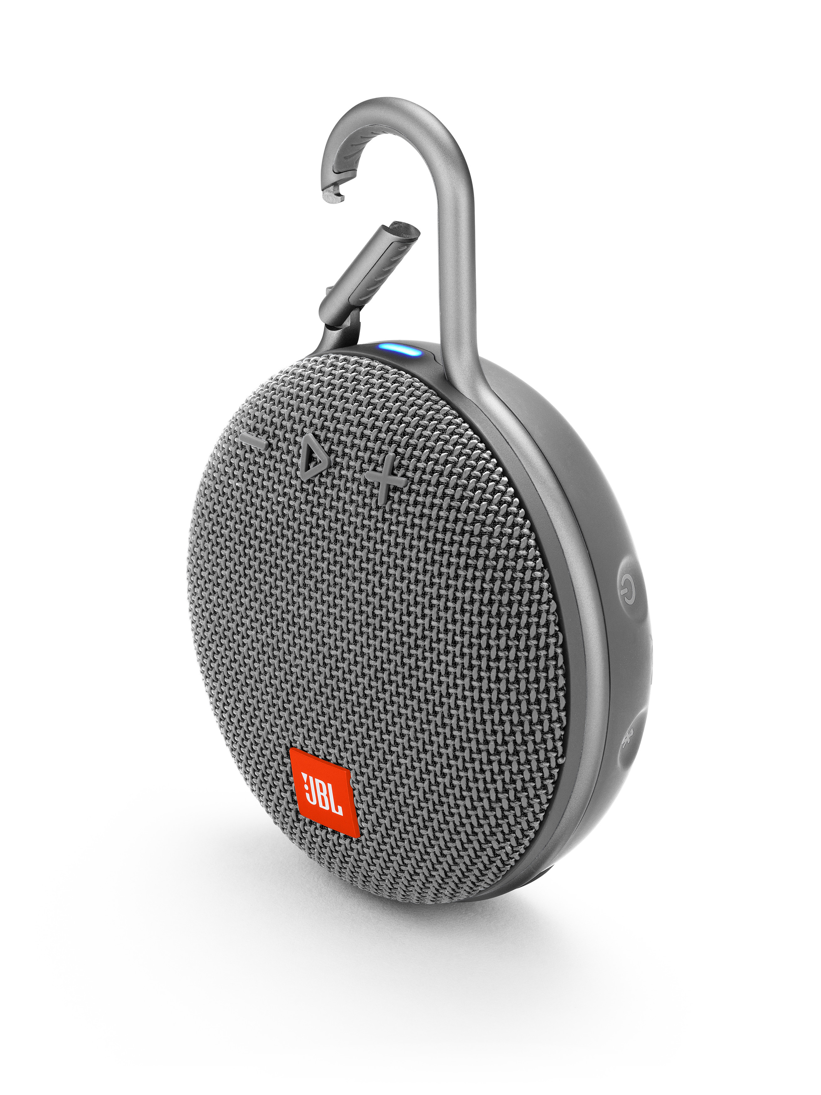 JBL Clip 3 Bluetooth Lautsprecher, Grau, Wasserfest