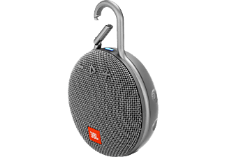 JBL Clip 3 Bluetooth Lautsprecher, Grau, Wasserfest