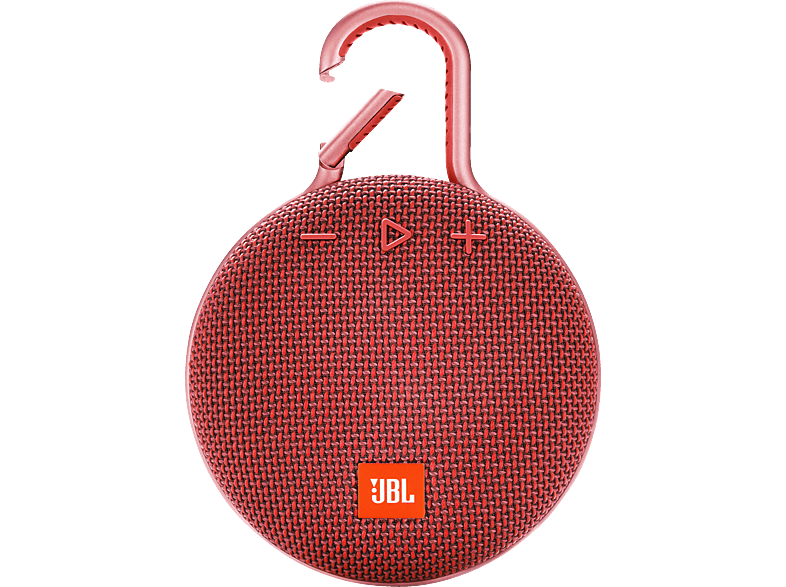 JBL Clip 3 Bluetooth Lautsprecher, Rot, Wasserfest