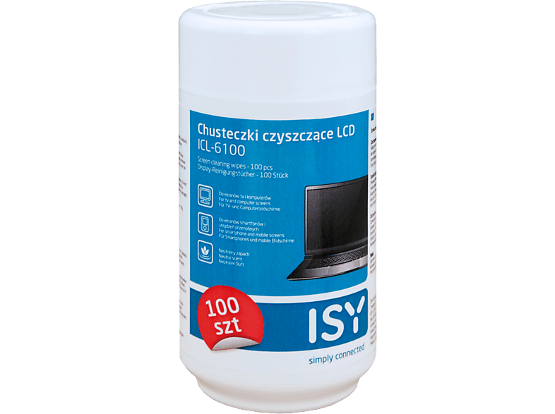 ISY ICL6100 Kijelző tisztító kendő