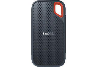 SANDISK Extreme® Portable Speicher, 1 TB SSD, 2,5 Zoll, extern, Grau/Rot